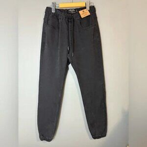 NWT Urban Heritage, Size XS, Black Cargo Pants, Draw string Waist